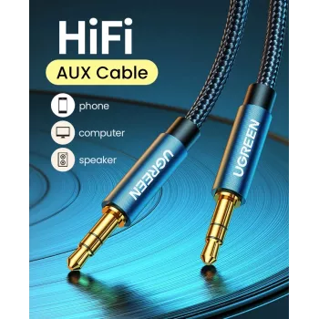 UGREEN 10688 3,5mm jack kabel vtič-vtič 3m moder