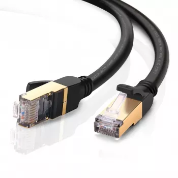 UGREEN NW107 Cat.7 ethernet kabel RJ45 STP 5m črn