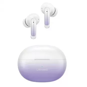 USAMS serija X-donseries TWS Bluetooth 5.3 ušesne slušalke z ENC, vijolično-modri preliv (US-XD19)