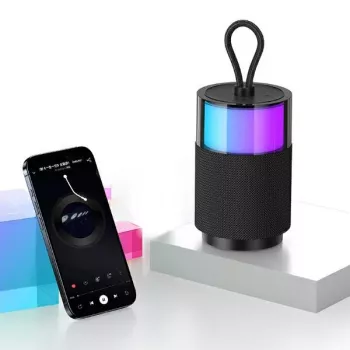 USAMS YIN Series YX12 Bluetooth 5.3 prenosni zvočnik 5W črn
