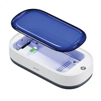 USAMS UV-C sterilizator z brezžičnim polnilnikom 15W bel ZB151XDH01 (US-ZB151)