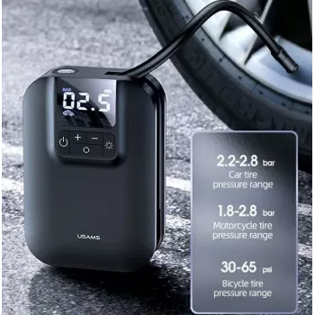 USAMS Mini Pump US-ZB215 zračna črpalka za avto 5000mAh CQBZB21501