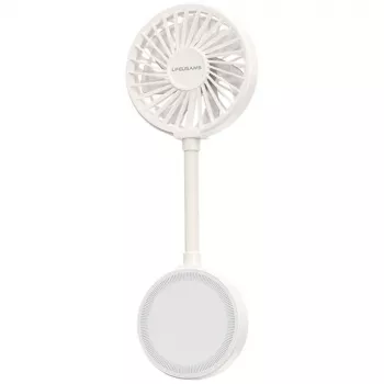 USAMS LiFE LU02 prenosni ročni ventilator, bel