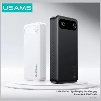 Powerbank USAMS PB80 PD20W 20000mAh bel