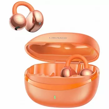 USAMS R03 Echo Clip-on TWS ušesne slušalke, Bluetooth 6.0, modre