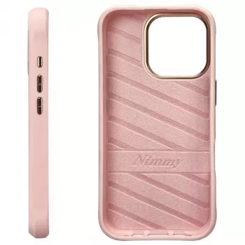 Nimmy ovitek Glasses Cool Cat za Apple iPhone 16 Pro Max 6,9 inch, roza