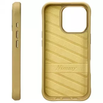 Nimmy ovitek Cool&Cute 2.0 Cat za Apple iPhone 16 Pro 6,3 inch, kaki