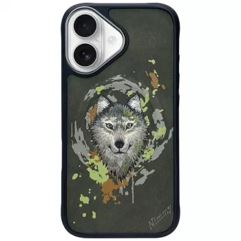 Nimmy Wilk ovitek MagSafe za iPhone 16, temno siv