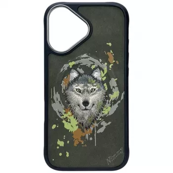 Nimmy Wilk ovitek MagSafe za iPhone 16, temno siv