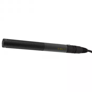 Deity S-Mic 3S kratki kondenzatorski mikrofon shotgun - superkardioidni, XLR, črn
