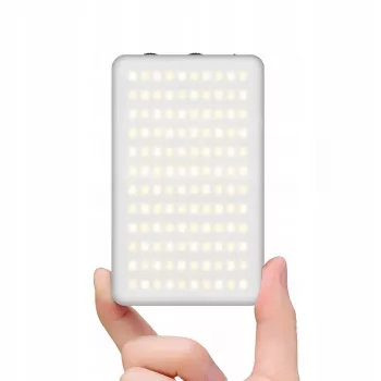 Ulanzi VL120 3200K-6500K bi-color LED video luč z LCD zaslonom