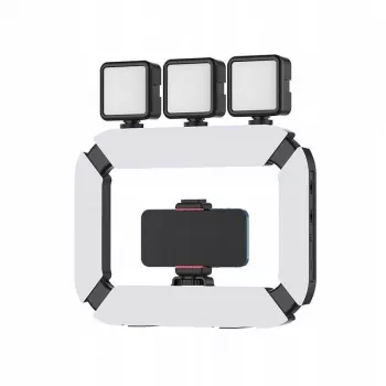 Ulanzi U200 LED video luč s stojalom za pametni telefon - bi-color 2500K-8500K