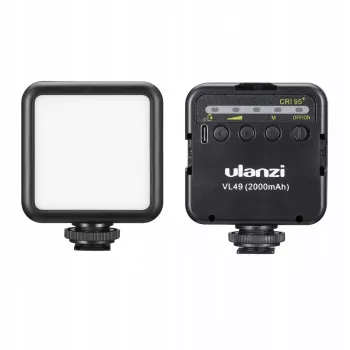 ULANZI VL49 LED video luč 49 LED 2000mAh USB-C polnilna za DSLR kamero gimbal pametni telefon