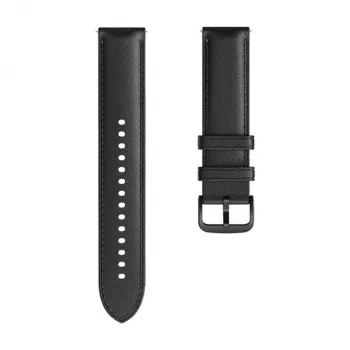 Amazfit Classic usnjen pašček, širina 20 mm, dolžina 164-228 mm - črn