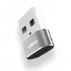 Dudao L16AC adapter USB-A na USB-C - Space Gray