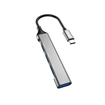 Dudao A16T USB-A zvezdišče 4 vrat USB 2.0 črno