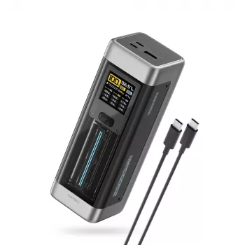 CUKTECH CUK00P23GLBK 210W 25000mAh powerbank 2xUSB-C 1xUSB-A črn