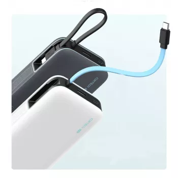 CUKTECH CUKP200NGLLG 55W 20000mAh powerbank z vgrajenim kablom USB-C - bel