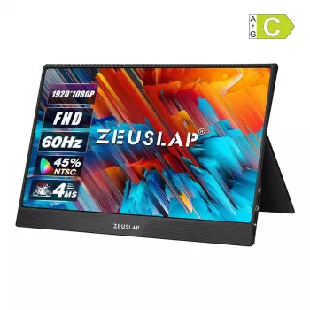 ZEUSLAP Z15ST prenosni monitor s 15,6-palčnim zaslonom na dotik Full HD IPS