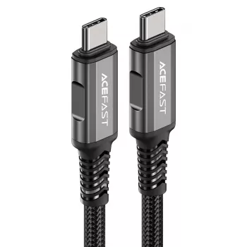 ACEFAST C1-09 kabel USB-C na USB-C USB4 PD3.1 5A 1m – sivo-črn