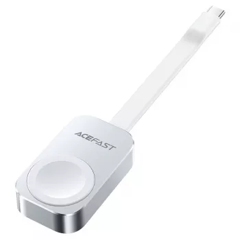 Acefast E21 5W brezžični polnilnik za Apple Watch – srebrn