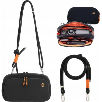 ULANZI YY08 torba Sling Bag za fotoaparat, igralno konzolo, črna
