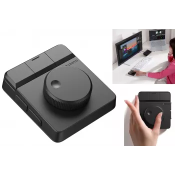 ULANZI D100H Bluetooth 5.0 haptični video krmilnik z vrtljivim gumbom in zaslonom OLED