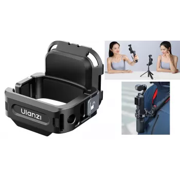 ULANZI PK13 hitro snemljivo držalo za DJI Osmo Pocket 3, GoPro, vijak 1/4 inch, črno