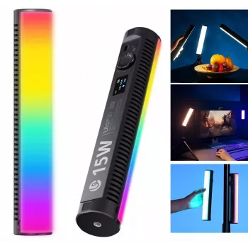 Ulanzi B15RGB 15W LED cevna luč z načinoma RGB in CCT
