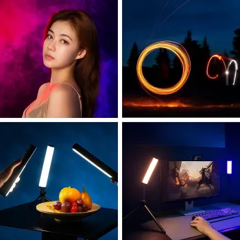 Ulanzi B15RGB 15W LED cevna luč z načinoma RGB in CCT