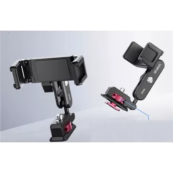 ULANZI MA56 vpenjalo za telefon s hladnim čevljem, navoj 1/4 inch-20, zatiči Arri Anti-Twist, črno