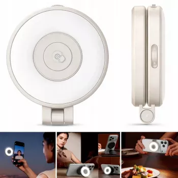 ULANZI LM21 LED video luč z MagSafe, 2500K-9000K, 6W, bela