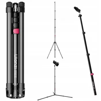 Ulanzi TT43II mini stativ / stojalo za luč – 43 cm, obremenitev 2 kg, črno