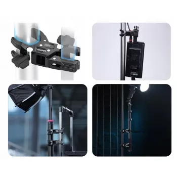 Ulanzi LC01 komplet Magic Arm z dvojno kroglično glavo in 2x Super Clamp