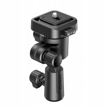 ULANZI F38 hitro snemljiv adapter za pritrditev s 16 mm zatičem in 12 mm sprejemom za zatič, vijak 1/4 inch-20, črn