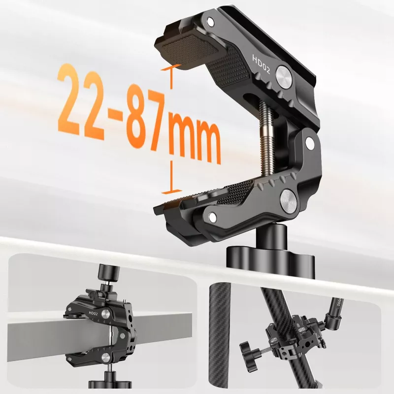 Ulanzi HD02 magic arm s spono, navoj 1/4 inch