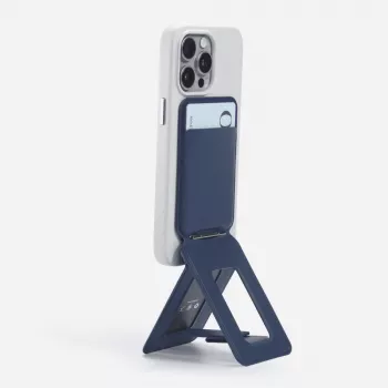 Moft Movas Snap Tripod MagSafe magnetna denarnica in stojalo za telefon - mornarsko modra