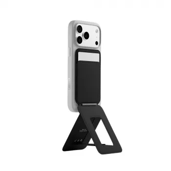 Moft Movas Snap Tripod MagSafe magnetna denarnica in stojalo za telefon - črna