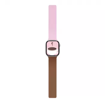 Moft Snap Duo pašček za Apple Watch roza/Brownie