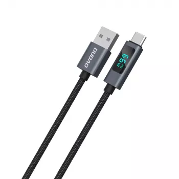 Dudao L7T kabel USB-A na USB-C 66W 1m, črn