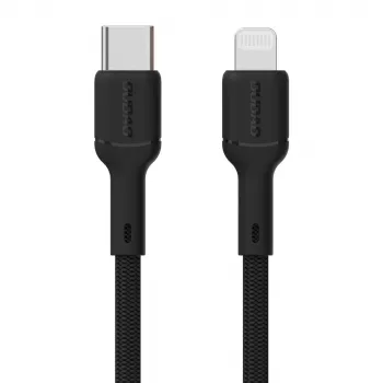 Dudao L9X kabel USB-C na Lightning 2m, črn