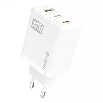 Dudao A29 65W GaN 2x USB-C + 1x USB-A polnilnik – bel