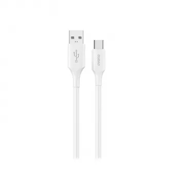 Dudao L2S USB-A na USB-C 30W 2m, bel kabel za polnjenje in prenos podatkov