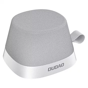 Dudao Y20 brezžični zvočnik z magnetnim držalom Bluetooth 5.3 – srebrn