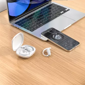 Dudao U17Z Bluetooth 5.3 odprte slušalke s kavljem za uho – bele