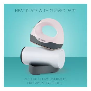 LOKLIK ImPress Mini 3 stiskalnica za toplotni prenos – pastelno roza