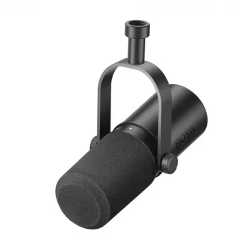 BOYA CastMic P60D studijski mikrofon, USB/XLR, kardioidni, kondenzatorski, črn
