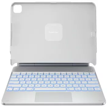 Typecase Edge + ovitek s tipkovnico za iPad Air 13 M2 2024 / M3 2025 / M4 2026, bel