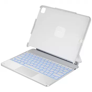 Typecase Edge + ovitek s tipkovnico za iPad Air 13 M2 2024 / M3 2025 / M4 2026, bel