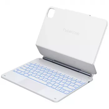 Typecase Edge tipkovnica z ohišjem za iPad Air 13 2024/2025, bela